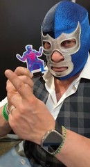 King of tokyo promo UNSIGNED -Blue Demon jr – Mexican