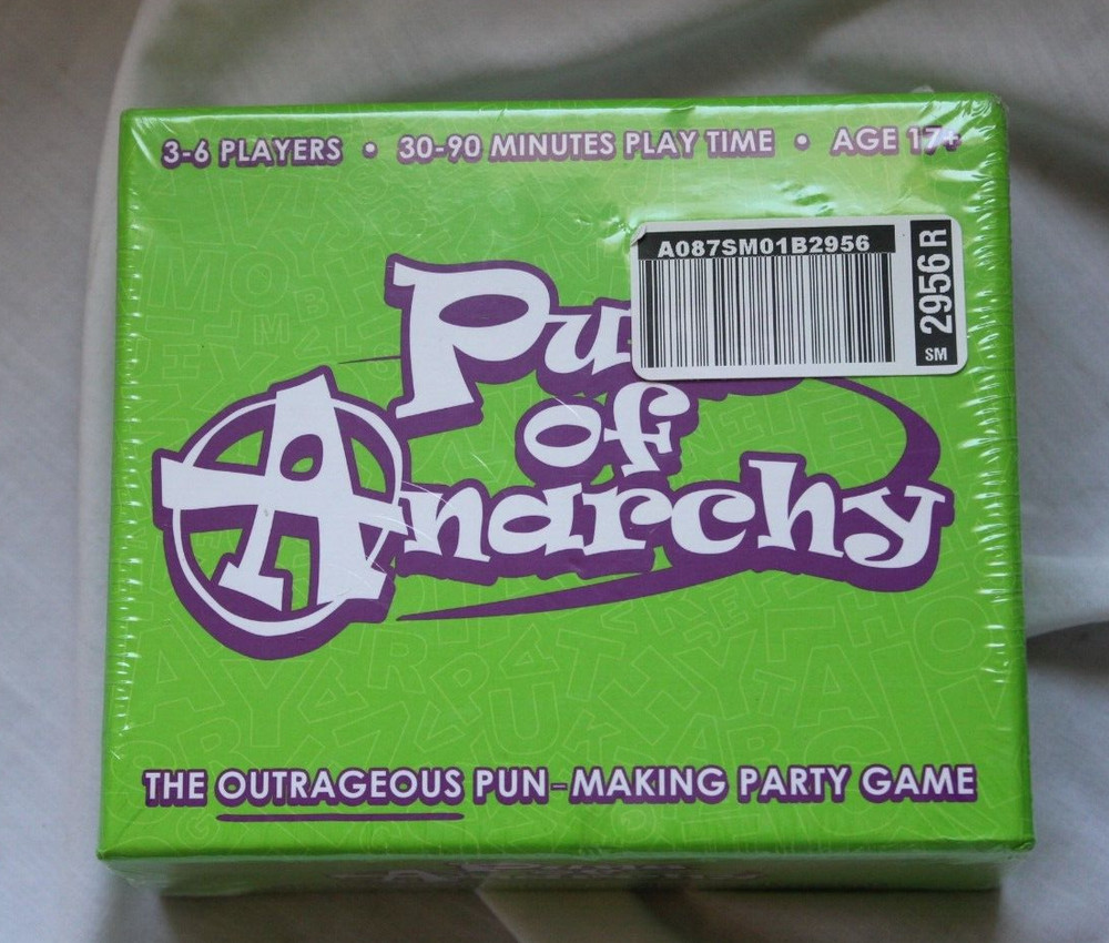 Puns of Anarchy Game The Outrageous Pun Making Party Game Deck Card