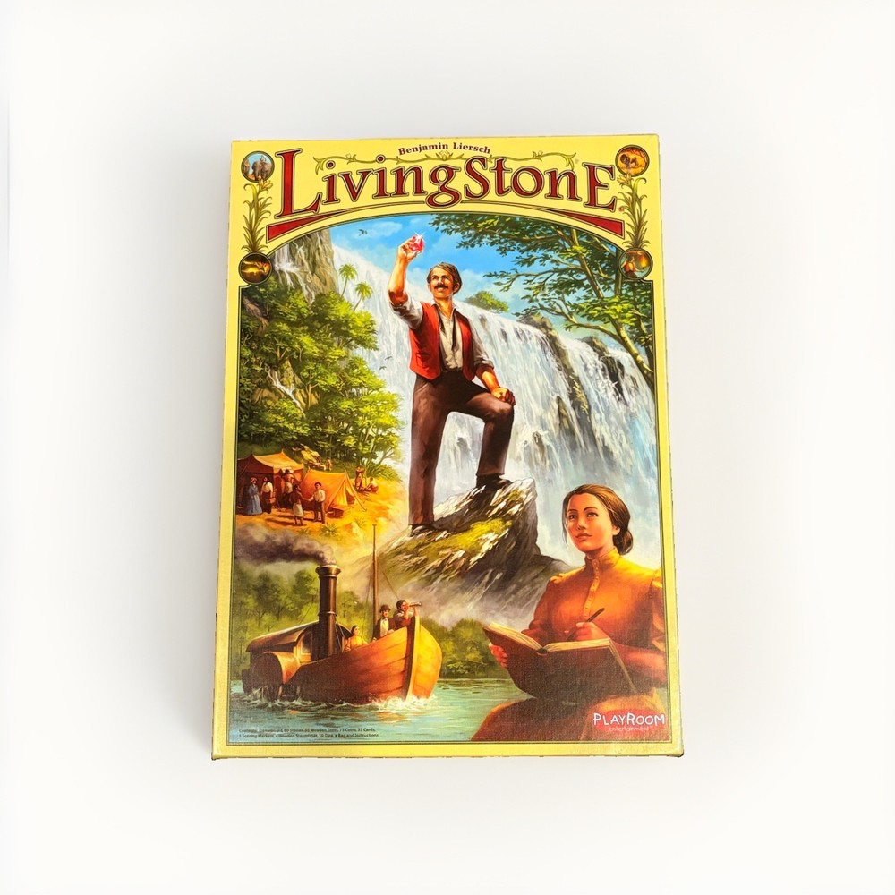 Living Stone Board Game Playroom Entertainment Complete BRAND NEW! SEALED!