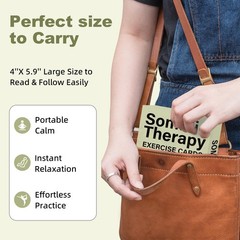 Somatic Therapy Exercise Cards – 40 Mindfulness Cards with Simple Practices, …