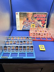 Vintage 1991 Guess Who? Board Game Milton Bradley Complete The Mystery Face Game