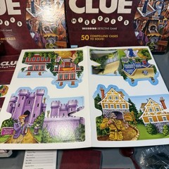 CLUE Mysteries 2005 Parker Brothers Decoding Detective Board Game 100% Complete