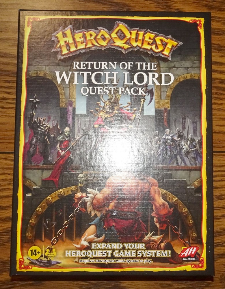 HeroQuest Return of the Witch Lord Hero Quest Pack Expansion 2021 Hasbro New