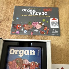 Organ ATTACK! The Awkward Yeti Presents. Family Game. 10 Years Plus.