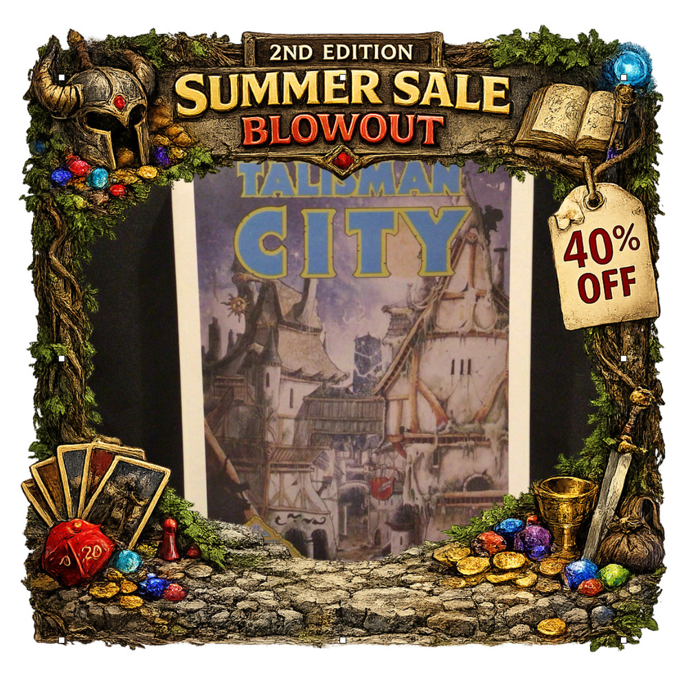 Vintage Talisman 2nd Edition Board Game CITY EXPANSION SET 100% COMPLETE & EXC!