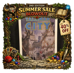Vintage Talisman 2nd Edition Board Game CITY EXPANSION SET 100% COMPLETE & EXC!