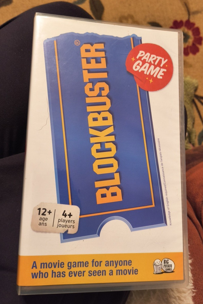 Blockbuster Party Game Movie & TV Theme, Video Games, 4+ Players, 12+CLEAN