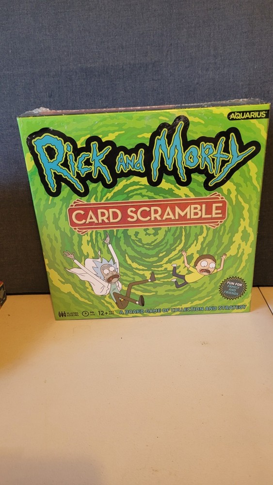 Rick and Morty Card Scramble Strategy And War Games Board Game