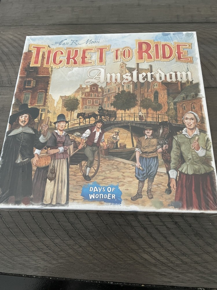 New Ticket To Ride Amsterdam Board Game Days Of Wonder DO7263 Quick Play SEALED