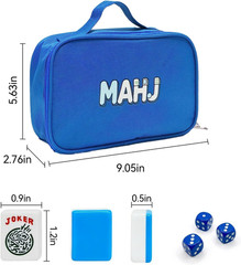 American Mahjong Tile Set with 166 Tiles, 1.2-Inch Mah Jongg Sets, Mahjong…