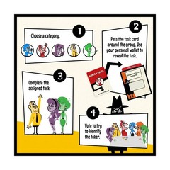 Wilder Games Jackbox: Fakin’ It Card Game: Thinking Party Game for 2-6 Players