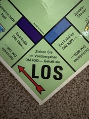 German Monopoly Game Vintage 1973 Carrying Case