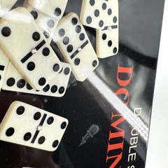 T.F. Dominoes Double Six – Set of 28 Tin Box Multicolored New Old Stock