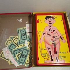 Milton Bradley Operation Game with Cards 2003 Kids 6 years and up USED .