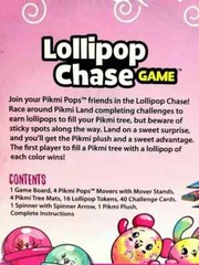 Game for 5 and up -Pikmi Pops Lollipop Chase Game Board Ages 5 and Up