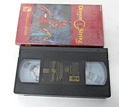 TSR 1400 Dragon Strike Game 1993 Complete Unpunched *READ* VHS Damage