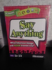 Say Anything NorthStar Party Game Ages 13 and up 3 to 8 Players 30 Min Playtime