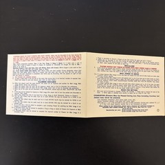 1986-87 National Mah Jongg League official card