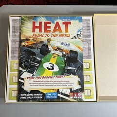 Heat: Pedal to the Metal Board Game by Days of Wonder – Unpunched, Out of Shrink