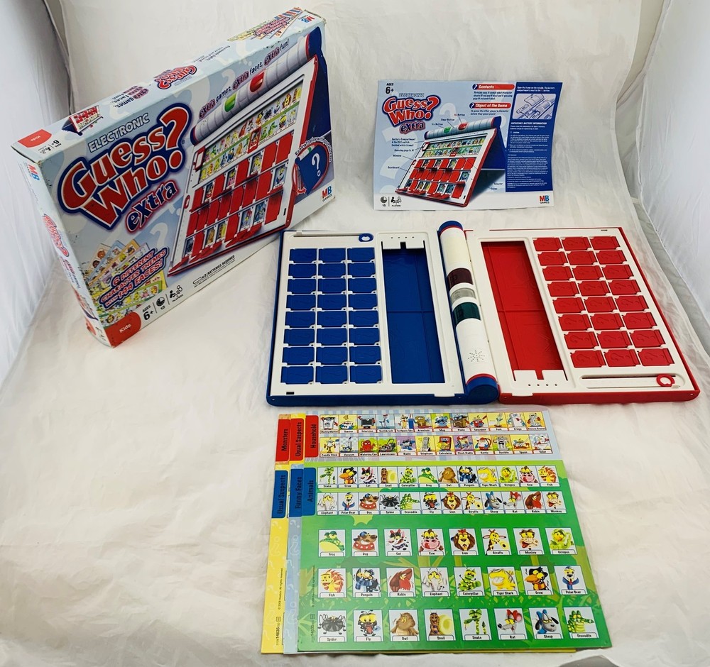 2008 Guess Who Extra Game by Milton Bradley Complete/Works Great Cond FREE SHIP