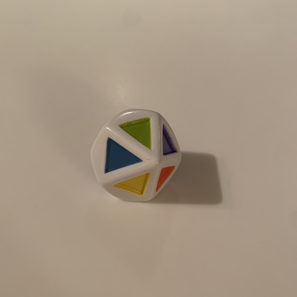 Cranium Original Family Game Multi-Color Hex Die Replacement Parts Pcs FREE SHIP