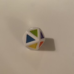 Cranium Original Family Game Multi-Color Hex Die Replacement Parts Pcs FREE SHIP