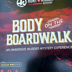 Hunt A Killer Body On The Boardwalk Board Game Complete