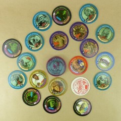 Plastic Pog Slammer Mummy Monster Slammer with 20 Pogs 1994 Slammer Whammers!