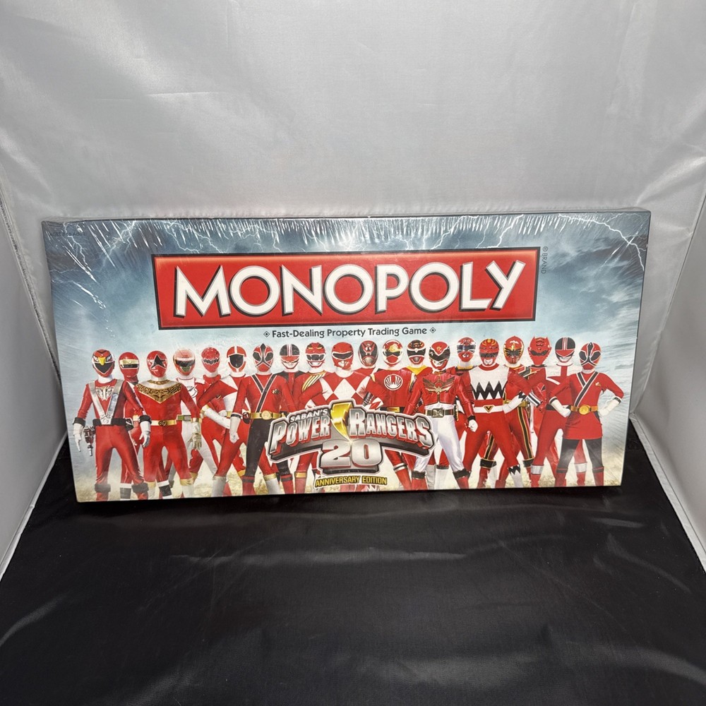 Power Rangers Monopoly 20th Anniversary Edition New In Box
