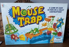 VINTAGE Mouse Trap Family Board Game 1999 Milton Bradley 100% COMPLETE!
