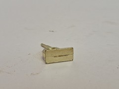 Monopoly Deluxe Anniversary 1985 Edition Gold Tone Cannon Replacement Part