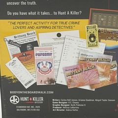 New Sealed Hunt A Killer Body on the Boardwalk Murder Mystery Strategy Game
