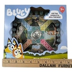 Bluey Kids The Creek Pop Around Board Game Blue New Bingo Bandit Chili Muffin