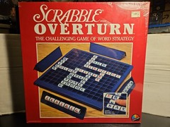 VINTAGE Scrabble Overturn Board Game COLECO Games New Sealed Word Strategy