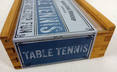 Table Tennis Set Wooden Games Workshop Games Academy #4 (New sealed)