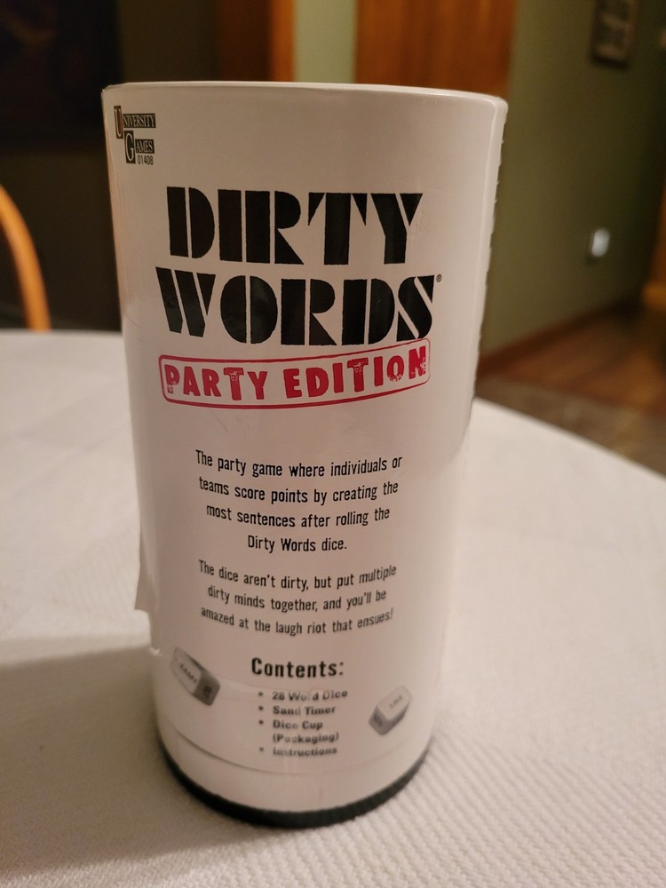 DIRTY WORDS PARTY EDITION 18 YEARS & UP PRE-OWNED EXCELLENT CONDITION