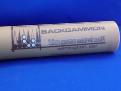 Brand New Vintage Backgammon Travel Game Tube 1978 The Game Merchant #254