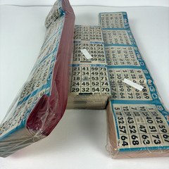Vintage Arrow International Bingo Paper Cards Lot NOS Wrapped 1986