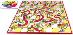 Classic Chutes and Ladders with 1970’S Artwork by Winning Moves Games USA for Ch
