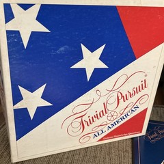Trivial Pursuit All American Edition Parker Brothers 1993, 100% Complete
