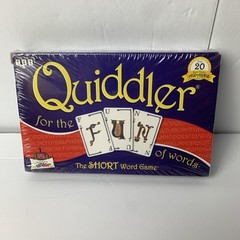 QUIDDLER THE SHORT WORD GAME FOR THE FUN OF WORDS AGE 8-99 NEW SEALED 1-8 PLAYER