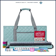 Classic American Mahjong Set with Pushers, Racks and 166 Scratch-Resistant Tiles