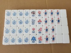 NEW! Vibrant Layered Mahjong Tiles – Full American Set 160Tiles – Dragon Monkey