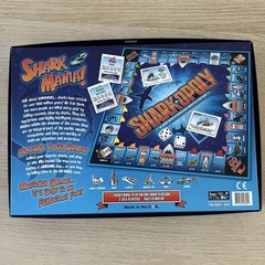 Sharkopoly Board Game Complete Shark Themed Monopoly Style Family Game
