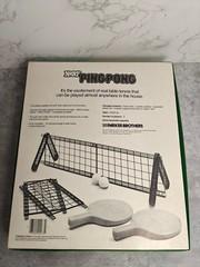 Vintage Nerf Ping Pong Table Tennis Game Complete 1982 USA Family Fun