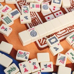 American Mahjong Tiles 160 Pieces Standard Size 12 Inch Melamine Game Set