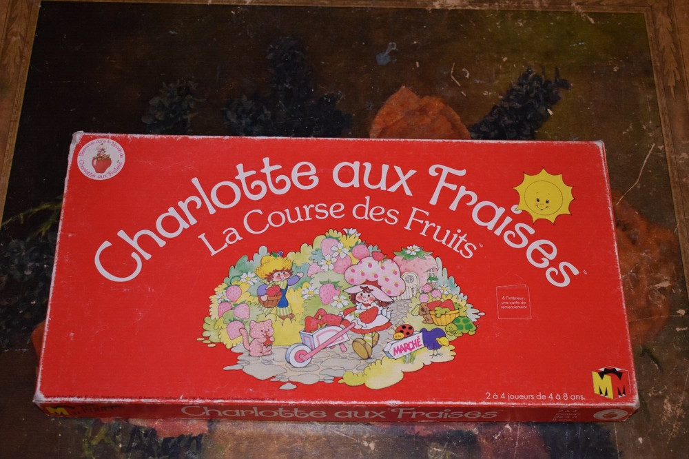 Vintage 1980 Charlotte aux Fraises La Course des Fruits – Strawberry Shortcake