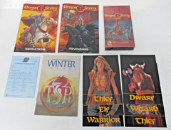TSR 1400 Dragon Strike Game 1993 Complete Unpunched *READ* VHS Damage