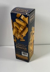 Wooden Tumbling Tower Game 48 Solid Wood Blocks Complete Lightly Used