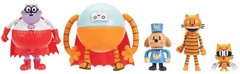 Jazwares | Dog Man Supa Cat Supa Buddies & Baddies | Action Figure 5-Pack